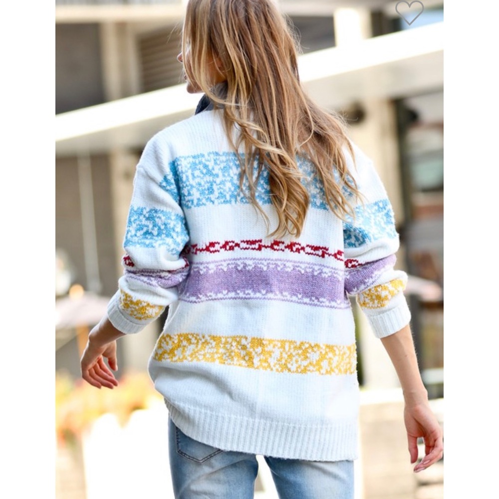 Chunky Knit Sweater Jacket - Picture 5 of 13